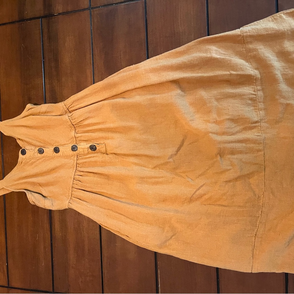 Universal Thread Mustard Button-Up Dress